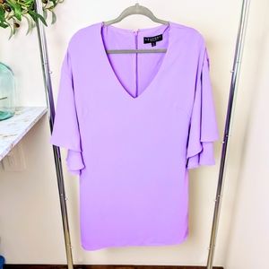 ⭐Laundry by Shelli Segal Dress Lavender Purple Bell Sleeves NWT 6⭐